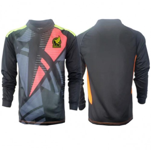 Stroje piłkarskie Meksyk Bramkarskie Koszulka Podstawowej Copa America 2024 Długi Rękaw